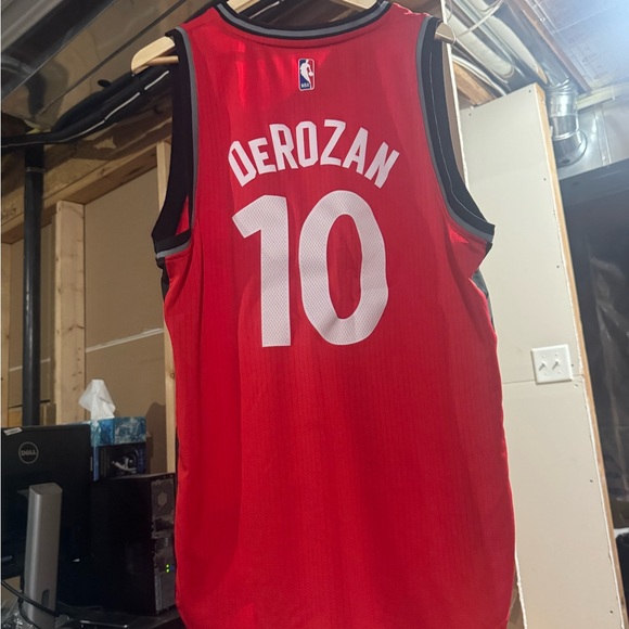 Adidas Raptors Red Basketball Jersey - Picture 2 of 3